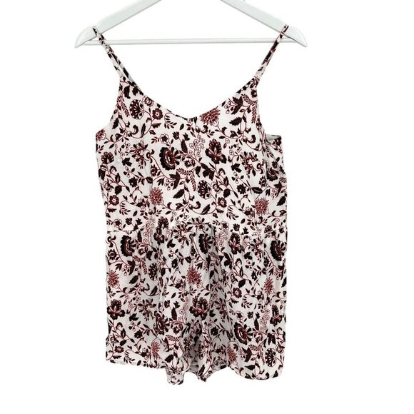 Loft Women's Petite‎ Romper Sleeveless Floral Size SP Pockets Inseam 2.5" NWT - Picture 13 of 13